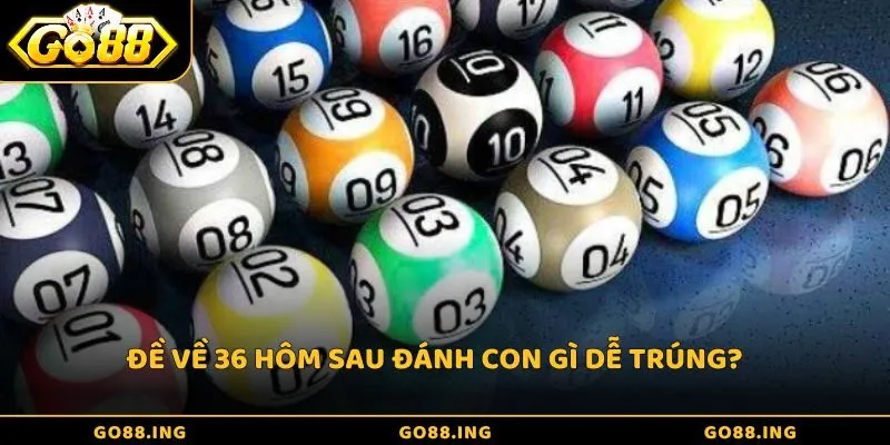 Đề về 36 hôm sau đánh con gì dễ trúng?