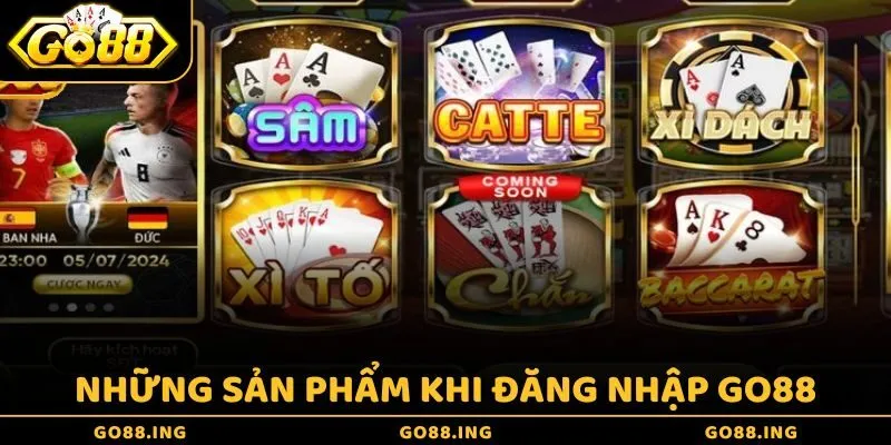 Những bộ môn cá cược được trải nghiệm sau khi đăng nhập