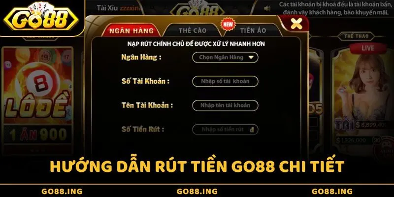 Rút tiền với hướng dẫn chi tiết cho người mới