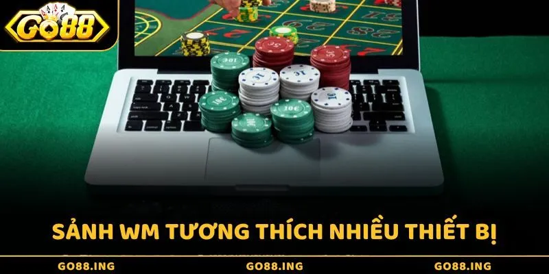 Bạn có thể trải nghiệm sảnh WM mượt mà trên cả điện thoại lẫn máy tính