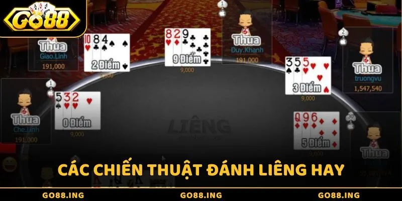 Các chiến thuật đánh Liêng hay