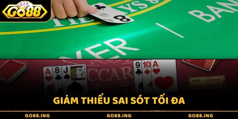 Dùng tool Baccarat sẽ giảm thiểu sai sót