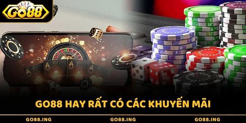 GO88 thường xuyên tung ra các chương trình khuyến mãi cực kỳ hấp dẫn